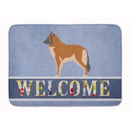 Carolines Treasures Belgian Tervuren Welcome Machine Washable Memory Foam Mat BB8303RUG